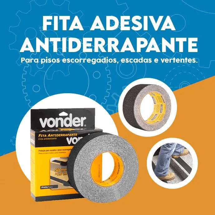 Fita adesiva antiderrapante